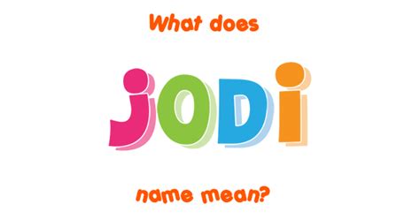 jodi meaning in english|Meaning of Jodi .